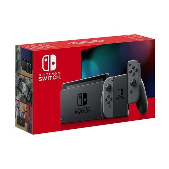 Nintendo Switch Console met grijze Joy-Con (V2) in de groep HOME ELECTRONICS / Spelconsoles en accessoires / Nintendo Switch / Consoles bij TP E-commerce Nordic AB (D06561)