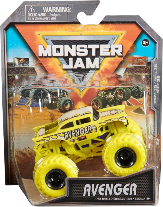 Monster Jam 1:64 Enkel pakket - Avenger in de groep SPEELGOED, KINDER- & BABYPRODUCTEN / Speelgoed / Speelgoedauto\'s bij TP E-commerce Nordic AB (D06568)