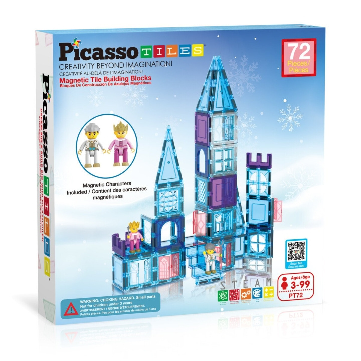 Picasso Tiles Ice Winter Thema Set (PT22) in de groep SPEELGOED, KINDER- & BABYPRODUCTEN / Speelgoed / Bouwspeelgoed / Bouwblokken bij TP E-commerce Nordic AB (D06583)