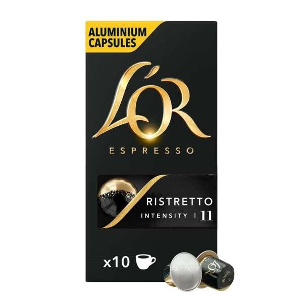 Philips L\'Or L\'OR Capsules - Ristretto koffiecapsule - 10 stuks in de groep HUISHOUDEN & TUIN / Huishoudelijke apparaten / Koffiezetapparaten en accessoires / Koffiecups bij TP E-commerce Nordic AB (D06633)