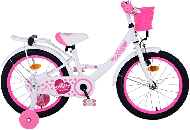 Volare Kinderfiets 18 - Ashley Wit (31830) in de groep SPEELGOED, KINDER- & BABYPRODUCTEN / Buitenspeelgoed / Fietsen & Steppen bij TP E-commerce Nordic AB (D06635)