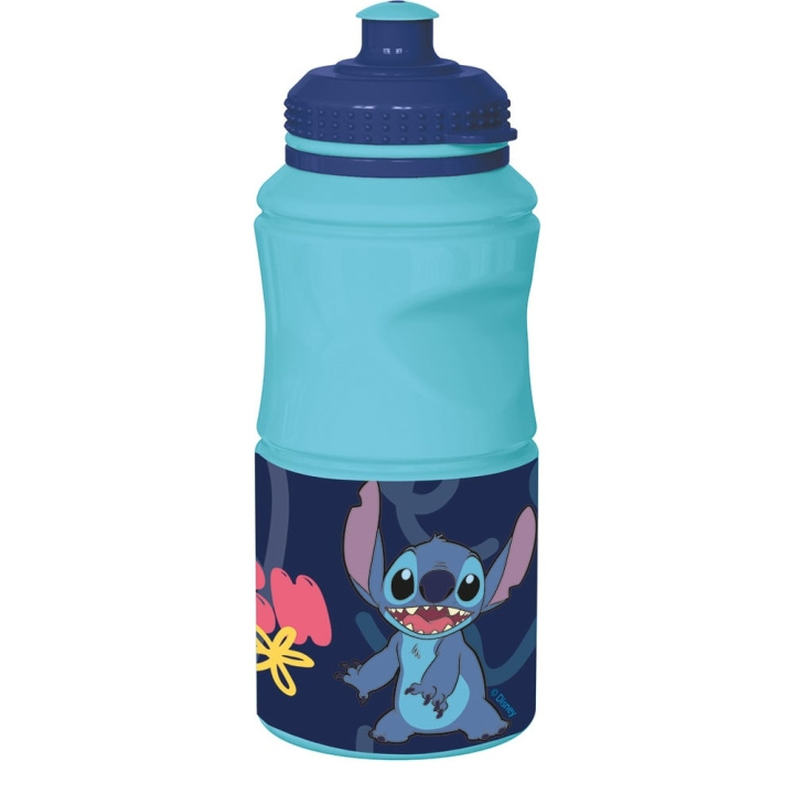 STOR Easy hold sportwaterfles, 380 ml- Stitch (088808722-75055-12) in de groep SPEELGOED, KINDER- & BABYPRODUCTEN / Eten & Drinken / Babyflessen & Accessoires bij TP E-commerce Nordic AB (D06651)