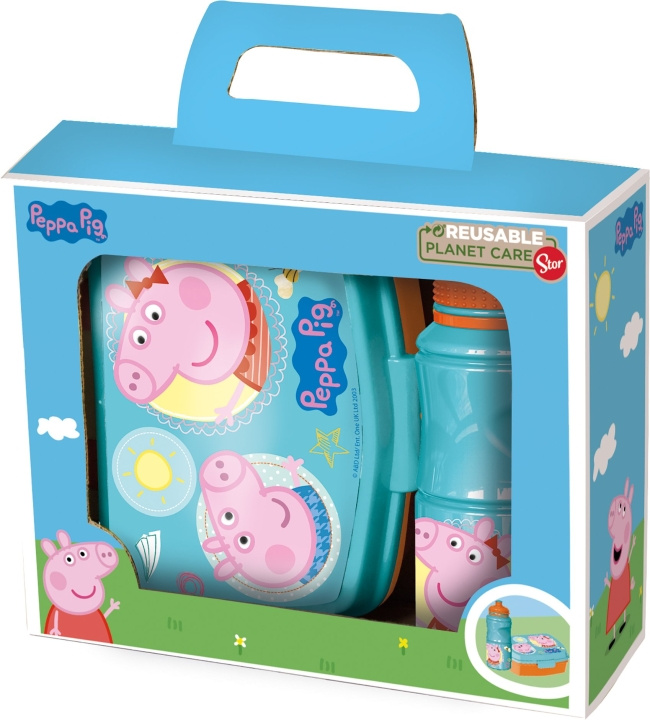 Peppa Pig 2 stuks. Geschenkset (13963) in de groep SPEELGOED, KINDER- & BABYPRODUCTEN / Eten & Drinken / Kinderservies bij TP E-commerce Nordic AB (D06656)