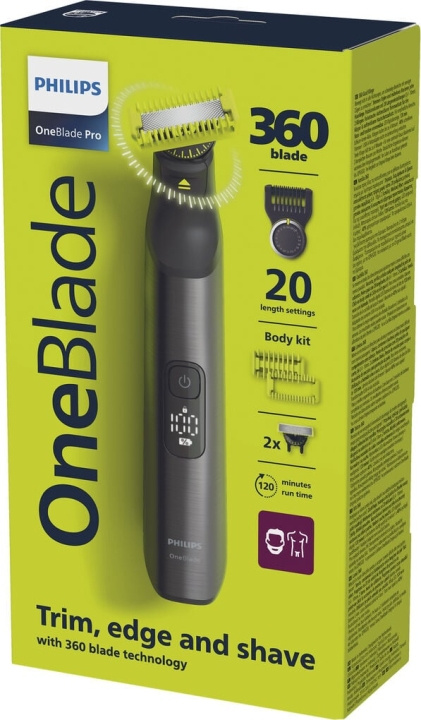 Philips OneBlade Pro QP6552/15 Gezicht & Lichaam in de groep BEAUTY & HEALTH / Haar & Styling / Scheren & Trimmen / Scheerapparaten bij TP E-commerce Nordic AB (D06666)