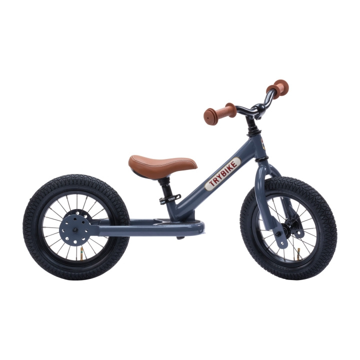 Trybike 2 wielen staal - Antraciet grijs (30TBS-2-GRY) in de groep SPEELGOED, KINDER- & BABYPRODUCTEN / Buitenspeelgoed / Fietsen & Steppen bij TP E-commerce Nordic AB (D06670)