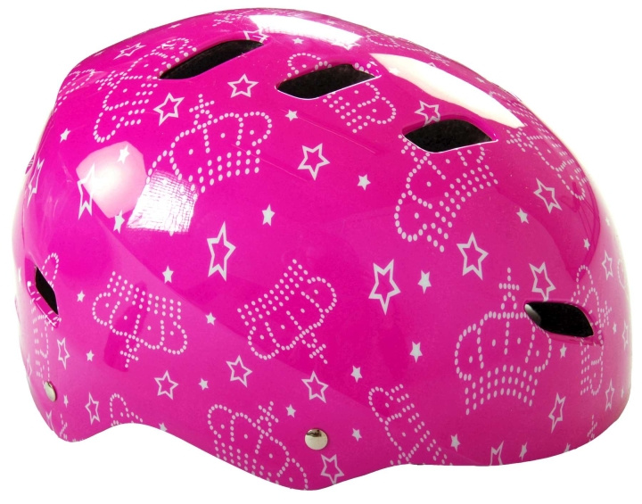 Volare Fiets -Skate helm - Pink Queen (915) in de groep SPORT, VRIJE TIJD & HOBBY / Sportuitrusting / Fietsaccessoires / Helmen bij TP E-commerce Nordic AB (D06743)