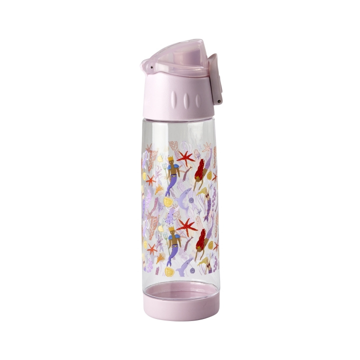 RICE Plastic Kids Drinkfles met Zeemeermin Opdruk - Lavendel - 500 ml in de groep SPEELGOED, KINDER- & BABYPRODUCTEN / Eten & Drinken / Kinderservies bij TP E-commerce Nordic AB (D06759)