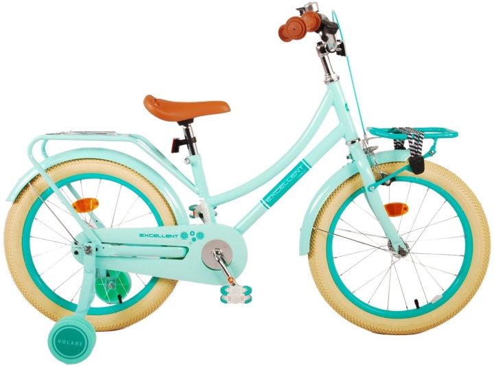 Volare Kinderfiets 18 Excellent - Groen (21777) in de groep SPEELGOED, KINDER- & BABYPRODUCTEN / Buitenspeelgoed / Fietsen & Steppen bij TP E-commerce Nordic AB (D06766)