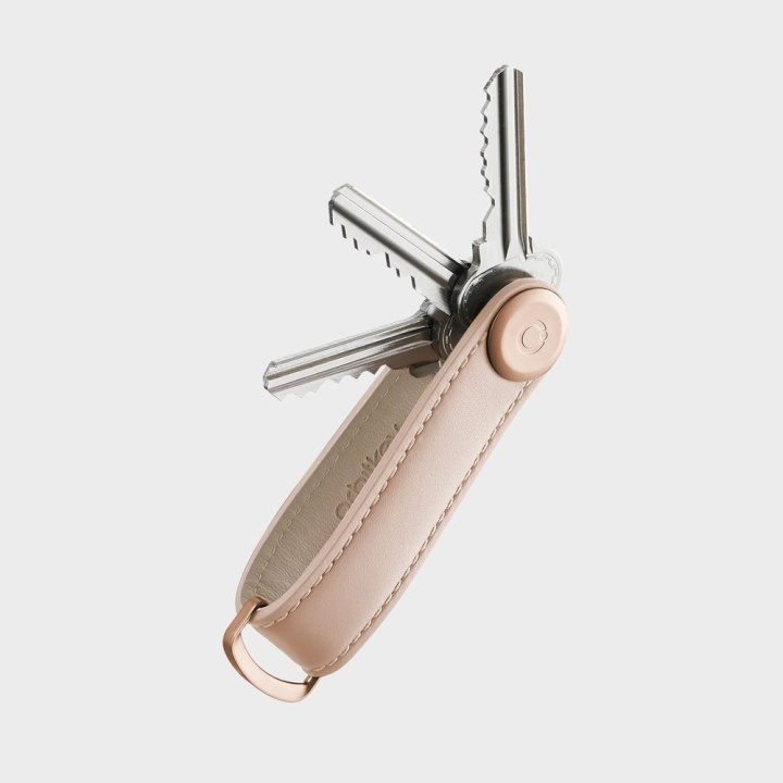 Orbitkey Leren sleutelhanger - Blush/Blush in de groep SPORT, VRIJE TIJD & HOBBY / Leuke dingen / Handige spullen bij TP E-commerce Nordic AB (D06800)