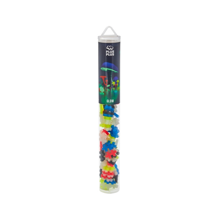 Plus Plus Glow mix / 100 stuks Tube (4282) in de groep SPEELGOED, KINDER- & BABYPRODUCTEN / Speelgoed / Bouwspeelgoed / Bouwblokken bij TP E-commerce Nordic AB (D06889)