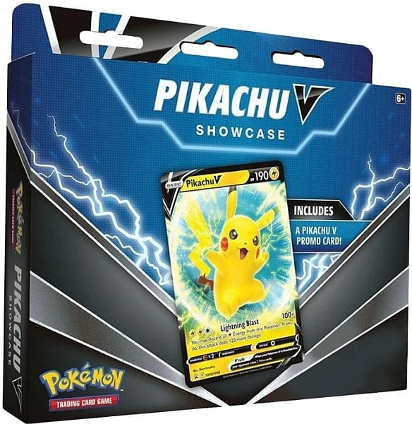 Pokémon V doos vitrine - Pikachu in de groep SPEELGOED, KINDER- & BABYPRODUCTEN / Spelletje / Kaartspel bij TP E-commerce Nordic AB (D06929)