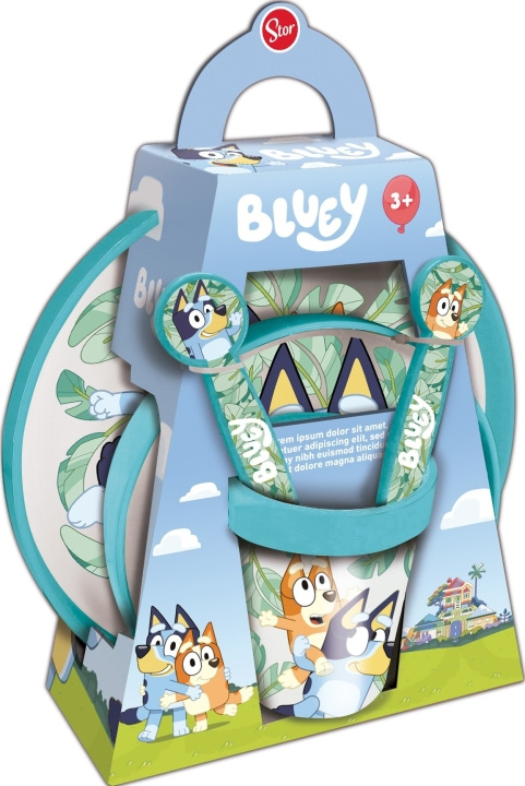 STOR Anti-slip lunchpakket - Bluey (088808705-50601) in de groep SPEELGOED, KINDER- & BABYPRODUCTEN / Eten & Drinken / Kinderservies bij TP E-commerce Nordic AB (D06996)