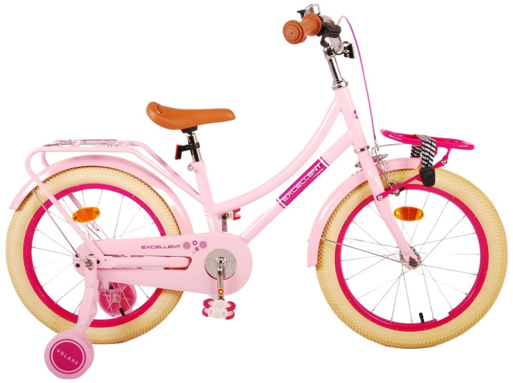 Volare Kinderfiets 18 Excellent - Roze (21778) in de groep SPEELGOED, KINDER- & BABYPRODUCTEN / Buitenspeelgoed / Fietsen & Steppen bij TP E-commerce Nordic AB (D07051)