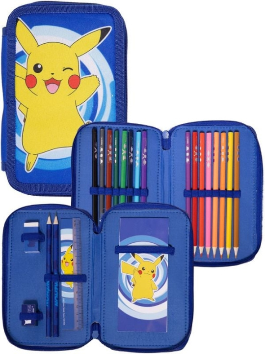 Pokémon Pen etui met 2 compartimenten (161708516) in de groep SPEELGOED, KINDER- & BABYPRODUCTEN / Speelgoed / Tekenen & Tellen bij TP E-commerce Nordic AB (D07056)