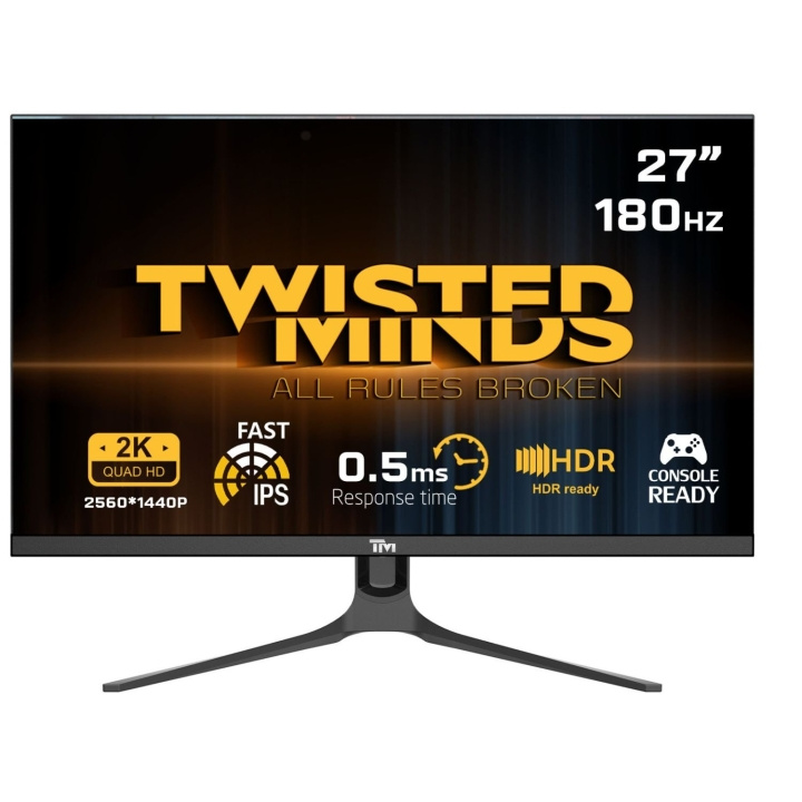 Twisted Minds Blaze-serie platte 27 QHD - 180HZ 0,5MS snelle IPS HDMI 2.1 Gaming-monitor in de groep COMPUTERS & RANDAPPARATUUR / Computermonitor / Computermonitoren bij TP E-commerce Nordic AB (D07088)