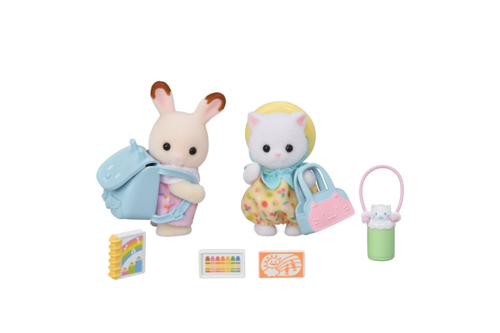 Sylvanian Families Nursery vrienden - Loop mee Duo (5747) in de groep SPEELGOED, KINDER- & BABYPRODUCTEN / Babyspeelgoed / Knuffels bij TP E-commerce Nordic AB (D07095)