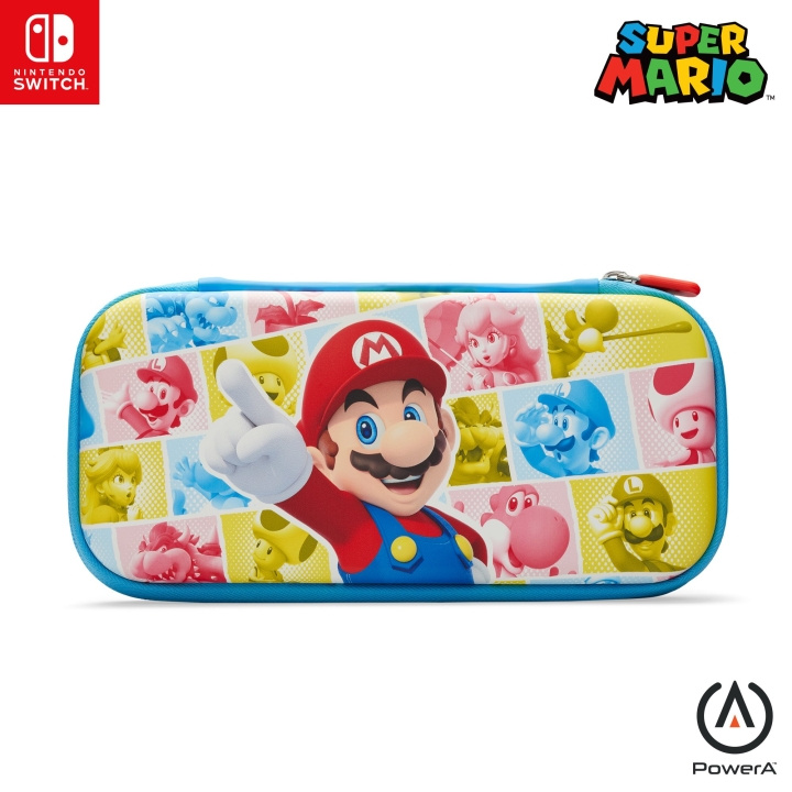 PowerA Slank etui - Photo Booth Mario (Nintendo Switch) in de groep HOME ELECTRONICS / Spelconsoles en accessoires / Nintendo Switch / Accessoires bij TP E-commerce Nordic AB (D07100)