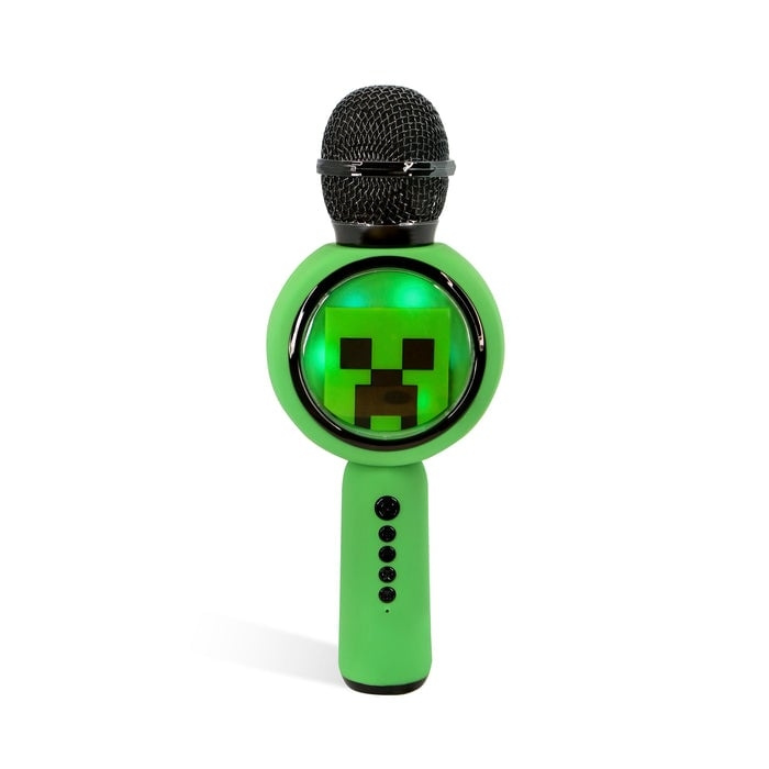 OTL Minecraft PopSing LED Microfoon in de groep HOME ELECTRONICS / Audio & Beeld / Handmicrofoons bij TP E-commerce Nordic AB (D07102)