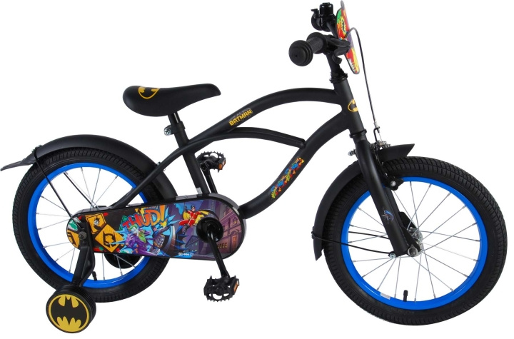 Volare Kinderfiets 16 - Batman (81634) in de groep SPEELGOED, KINDER- & BABYPRODUCTEN / Buitenspeelgoed / Fietsen & Steppen bij TP E-commerce Nordic AB (D07170)