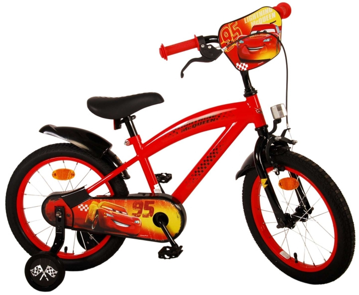 Volare Kinderfiets 16 - Cars (21634-SACB) in de groep SPEELGOED, KINDER- & BABYPRODUCTEN / Buitenspeelgoed / Fietsen & Steppen bij TP E-commerce Nordic AB (D07176)