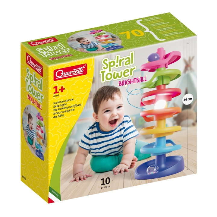 Quercetti Spiraaltoren Brightball - (QU-6499) in de groep SPEELGOED, KINDER- & BABYPRODUCTEN / Speelgoed / Speelgoed bij TP E-commerce Nordic AB (D07181)