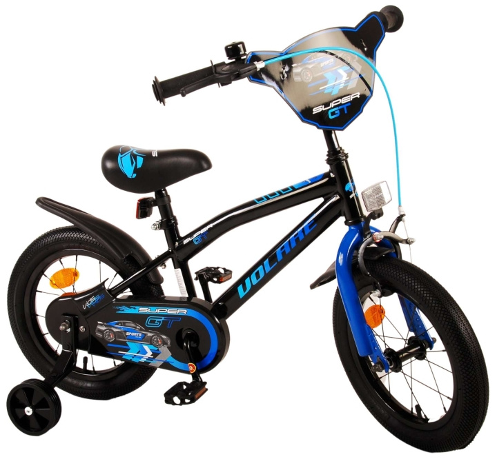 Volare Kinderfiets 14 - Super GT Blauw (21380) in de groep SPEELGOED, KINDER- & BABYPRODUCTEN / Buitenspeelgoed / Fietsen & Steppen bij TP E-commerce Nordic AB (D07182)