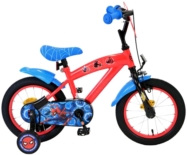 Volare Kinderfiets 14 - Spiderman (21483-SACB) in de groep SPEELGOED, KINDER- & BABYPRODUCTEN / Buitenspeelgoed / Fietsen & Steppen bij TP E-commerce Nordic AB (D07184)