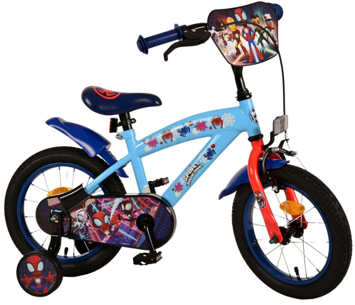 Volare Kinderfiets 14 - Spidey Amazing Friends (21532-SACB) in de groep SPEELGOED, KINDER- & BABYPRODUCTEN / Buitenspeelgoed / Fietsen & Steppen bij TP E-commerce Nordic AB (D07185)