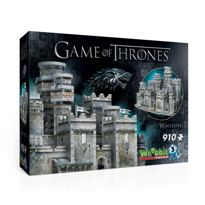 Wrebbit 3D puzzel - Game of Thrones - Winterfell (40970040) in de groep SPORT, VRIJE TIJD & HOBBY / Hobby / Puzzel bij TP E-commerce Nordic AB (D07205)