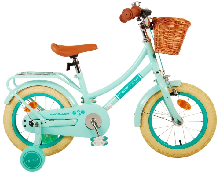 Volare Kinderfiets 14 - Excellent Groen (21147) in de groep SPEELGOED, KINDER- & BABYPRODUCTEN / Buitenspeelgoed / Fietsen & Steppen bij TP E-commerce Nordic AB (D07209)