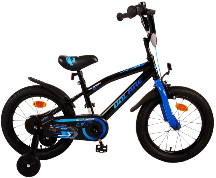 Volare Kinderfiets 16 - Super GT Blauw (21780) in de groep SPEELGOED, KINDER- & BABYPRODUCTEN / Buitenspeelgoed / Fietsen & Steppen bij TP E-commerce Nordic AB (D07213)