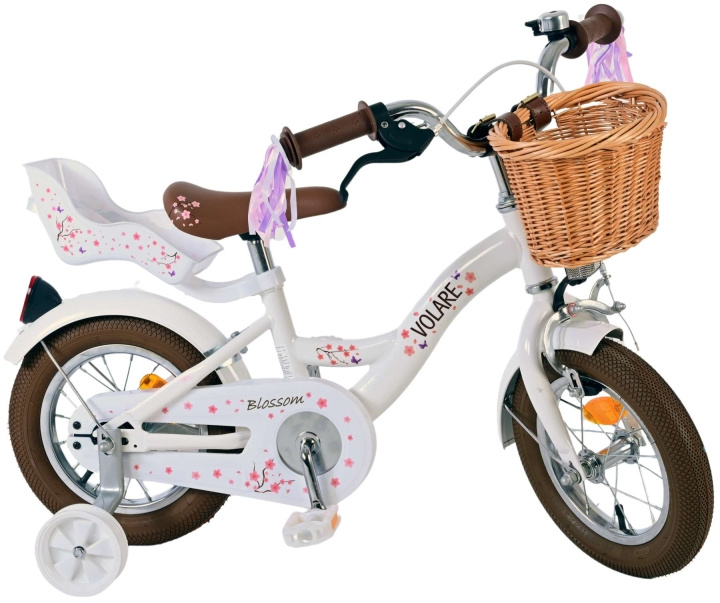 Volare Kinderfiets 14 - Blossom Wit (31244) in de groep SPEELGOED, KINDER- & BABYPRODUCTEN / Buitenspeelgoed / Fietsen & Steppen bij TP E-commerce Nordic AB (D07220)