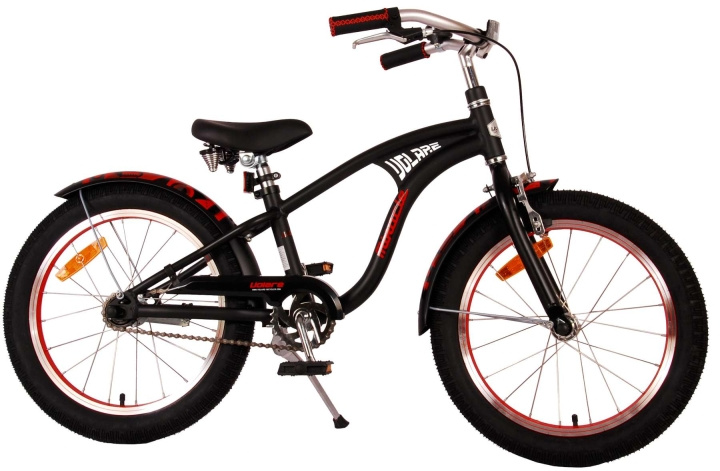 Volare Children\'s Bicycle 18 - Miracle Cruiser Matt Black (21885) in de groep SPEELGOED, KINDER- & BABYPRODUCTEN / Buitenspeelgoed / Fietsen & Steppen bij TP E-commerce Nordic AB (D07221)