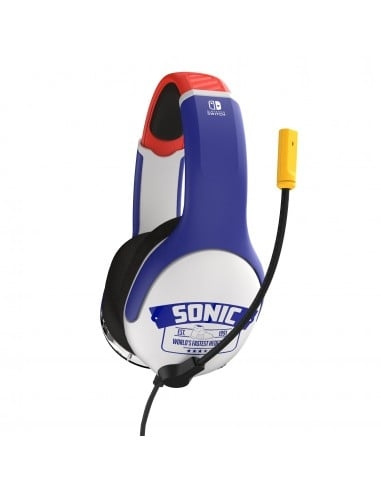 PDP Gaming Airlite Plus Headset Bedraad Sonic Realmz in de groep HOME ELECTRONICS / Spelconsoles en accessoires / Nintendo Switch / Accessoires bij TP E-commerce Nordic AB (D07301)