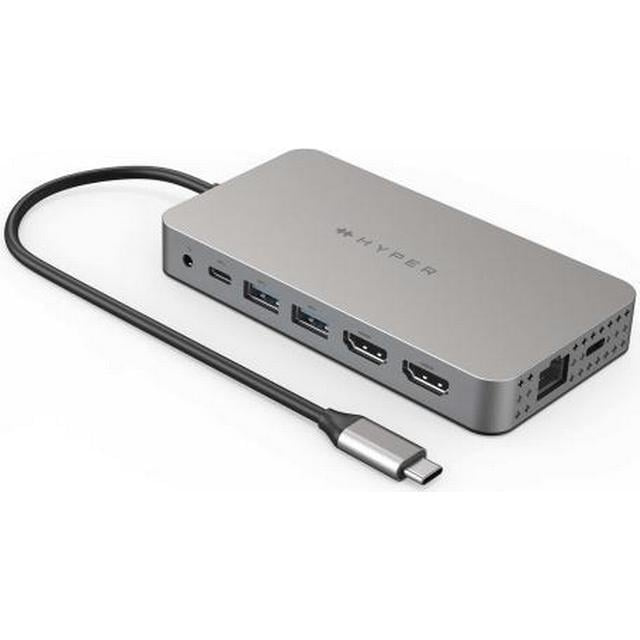 Targus Dubbele 4K HDMI 10-in-1 USB-C hub in de groep COMPUTERS & RANDAPPARATUUR / Laptops & accessoires / Docking station bij TP E-commerce Nordic AB (D07328)