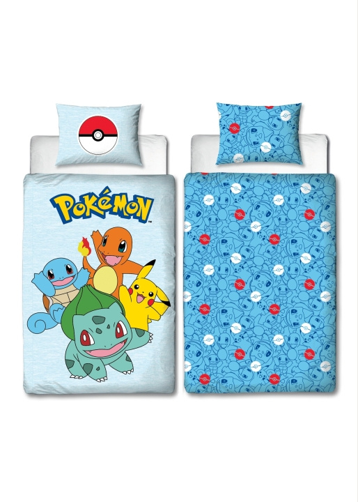 Pokémon Beddengoed - Volwassen maat 140 x 200 cm - Pokemon (POK553) in de groep SPEELGOED, KINDER- & BABYPRODUCTEN / Kindertextiel / Beddengoed bij TP E-commerce Nordic AB (D07330)