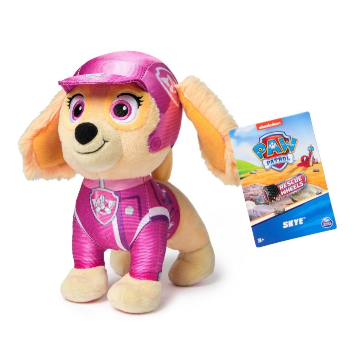 Paw Patrol Rescue Wheels - Basis Pluche - Skye (19cm) in de groep SPEELGOED, KINDER- & BABYPRODUCTEN / Babyspeelgoed / Knuffels bij TP E-commerce Nordic AB (D07334)