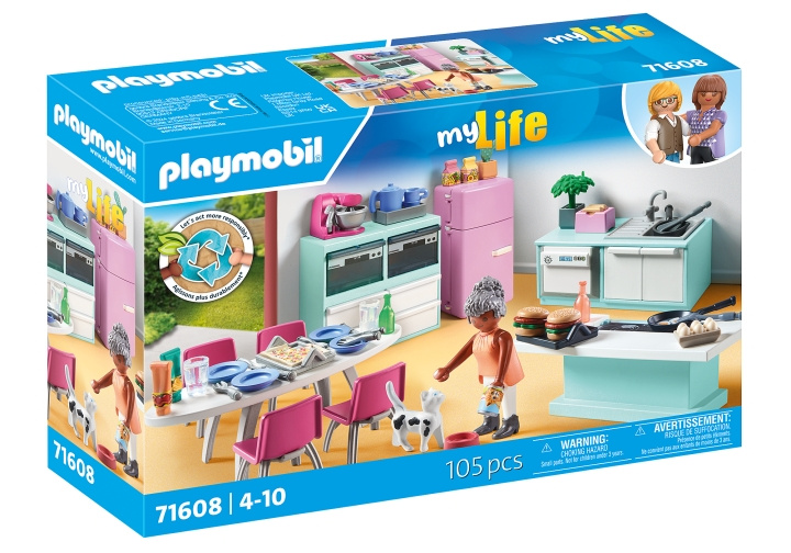 Playmobil Keuken met eethoek (71608) in de groep SPEELGOED, KINDER- & BABYPRODUCTEN / Speelgoed / Speelset bij TP E-commerce Nordic AB (D07372)