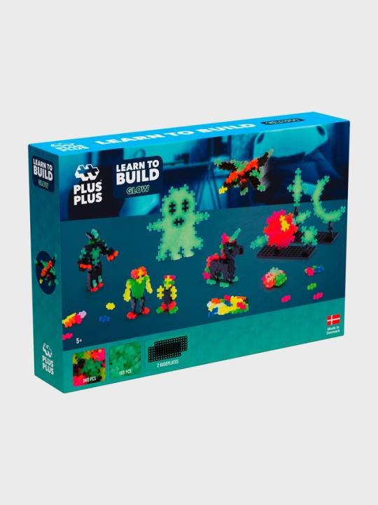 Plus Plus Leren bouwen - Glow in the dark (3928) in de groep SPEELGOED, KINDER- & BABYPRODUCTEN / Speelgoed / Bouwspeelgoed / Bouwblokken bij TP E-commerce Nordic AB (D07382)