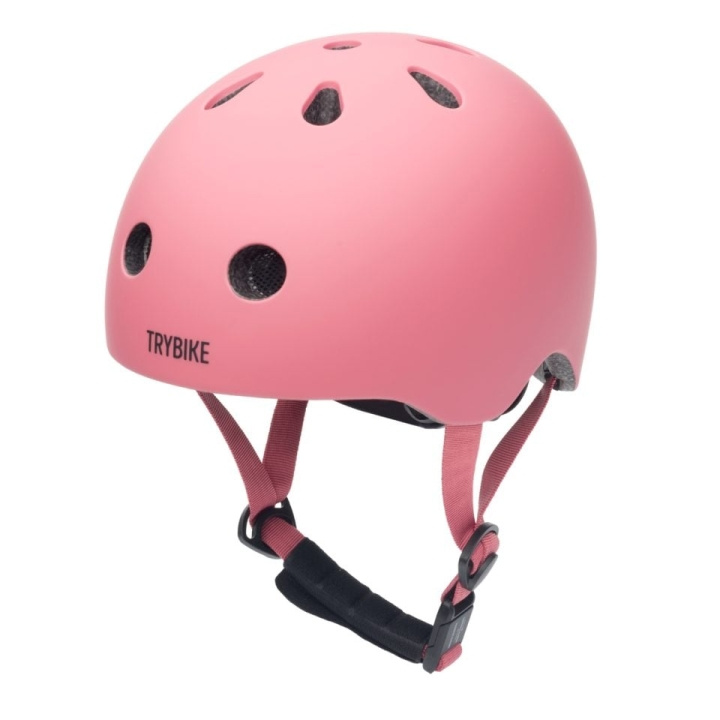 Trybike Retro Helm - Vintage Mat Roze - XS in de groep SPORT, VRIJE TIJD & HOBBY / Sportuitrusting / Fietsaccessoires / Helmen bij TP E-commerce Nordic AB (D07418)