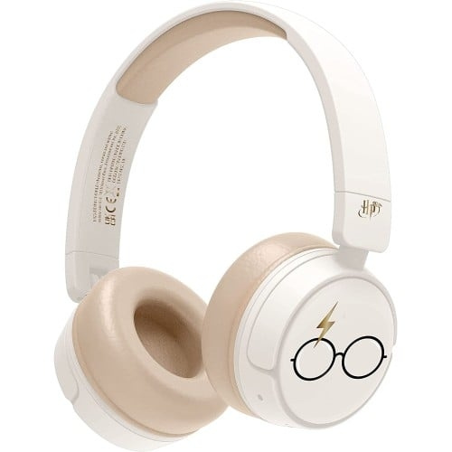 OTL Bluetooth koptelefoon met afstandsbediening - Harry Potter Wit (HP0990) in de groep HOME ELECTRONICS / Audio & Beeld / Koptelefoon & Accessoires / Koptelefoon bij TP E-commerce Nordic AB (D07433)