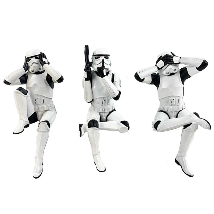 Nemesis Now Drie wijze Stormtroopers (Plankzitters) in de groep SPORT, VRIJE TIJD & HOBBY / Leuke dingen / Verzamelobjecten bij TP E-commerce Nordic AB (D07450)