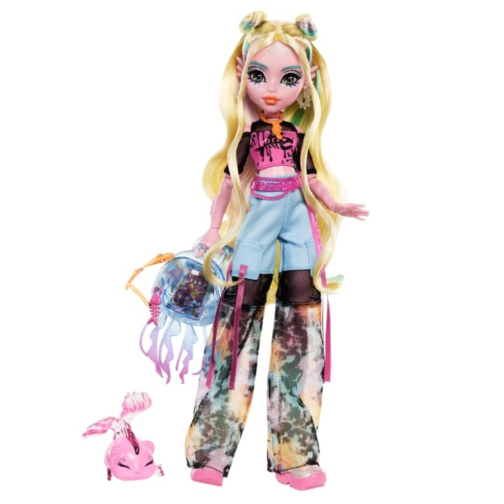 Monster High - Kernpop met huisdier - Lagoona (HXH75) in de groep SPEELGOED, KINDER- & BABYPRODUCTEN / Speelgoed / Docks & Accessoires bij TP E-commerce Nordic AB (D07477)