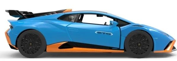 Rastar Gegoten 1:32 Lamborghini Huracan STO Blauw (64310) in de groep SPORT, VRIJE TIJD & HOBBY / Hobby / Kunststof modellen / Auto\'s bij TP E-commerce Nordic AB (D07491)