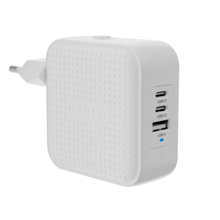 Targus Hyper - HyperJuice 70W USB-C GaN Reislader (3C+1A) - Wit in de groep SMARTPHONE & TABLETS / Opladers & Kabels / Wandoplader / Wandoplader Type C bij TP E-commerce Nordic AB (D07492)