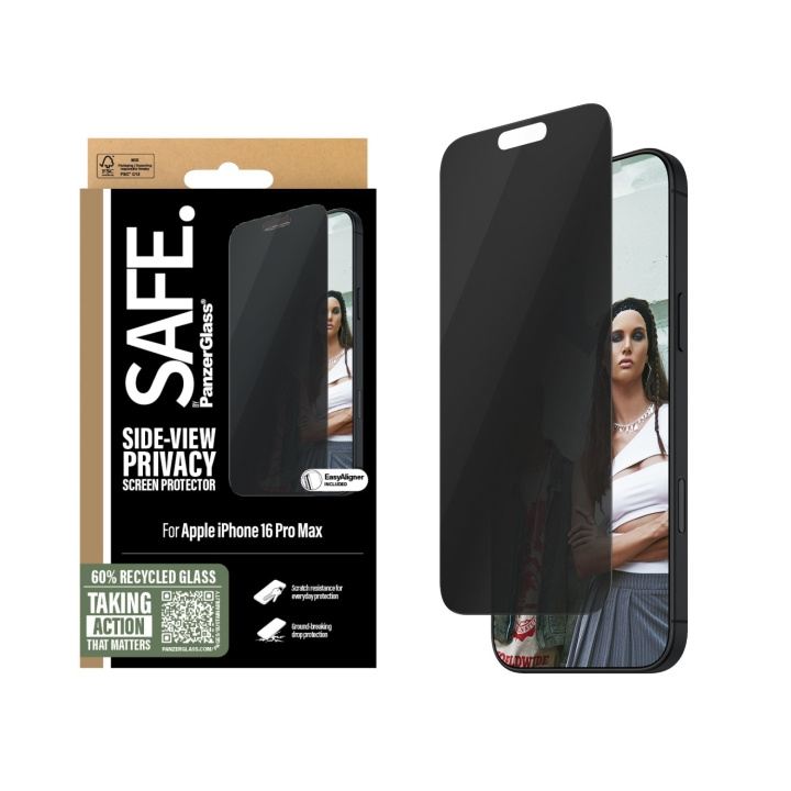 PanzerGlass SAFE - Schermbeveiliging - iPhone 16 Pro Max - ultra brede pasvorm in de groep SMARTPHONE & TABLETS / Mobielbescherming / Apple / iPhone 16 bij TP E-commerce Nordic AB (D07526)