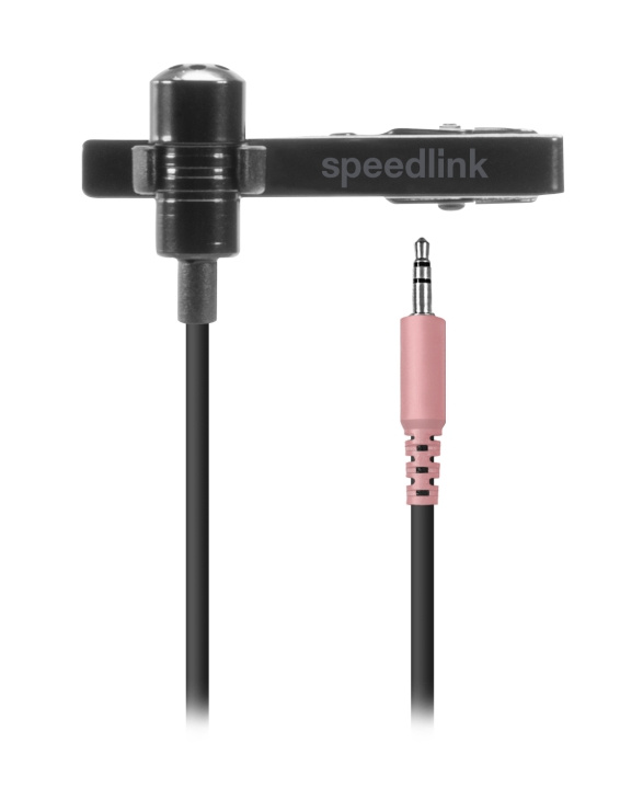 Speedlink SPES Clip-On Microfoon, zwart in de groep COMPUTERS & RANDAPPARATUUR / Computeraccessoires / Microfoons bij TP E-commerce Nordic AB (D07533)