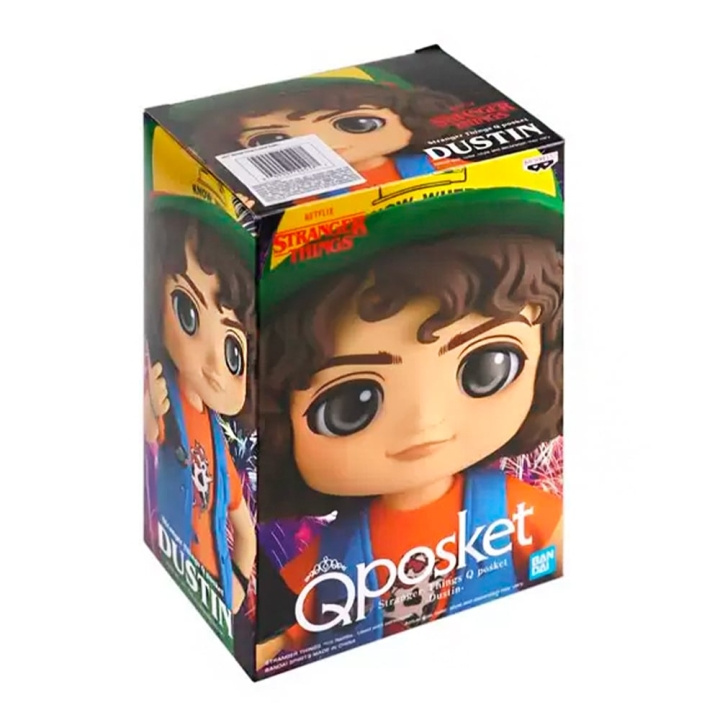 Stranger Things - Q Posket Dustin Figure in de groep SPORT, VRIJE TIJD & HOBBY / Leuke dingen / Verzamelobjecten bij TP E-commerce Nordic AB (D07582)