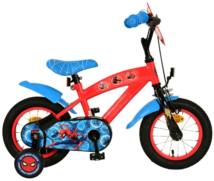 Volare Kinderfiets 12 - Spiderman (21283-SACB) in de groep SPEELGOED, KINDER- & BABYPRODUCTEN / Buitenspeelgoed / Fietsen & Steppen bij TP E-commerce Nordic AB (D07634)