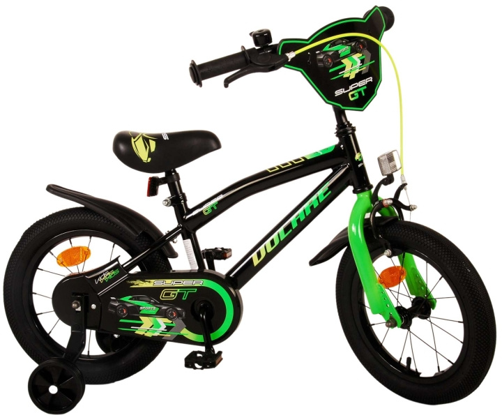 Volare Kinderfiets 14 - Super GT Groen (21382) in de groep SPEELGOED, KINDER- & BABYPRODUCTEN / Buitenspeelgoed / Fietsen & Steppen bij TP E-commerce Nordic AB (D07635)